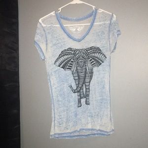 Elephant burnout style tee